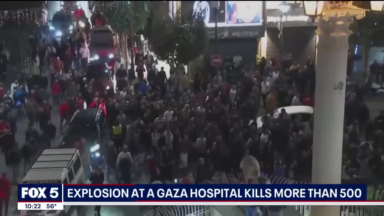 Israel-Hamas War_ Explosion at Gaza hospital kills over 500