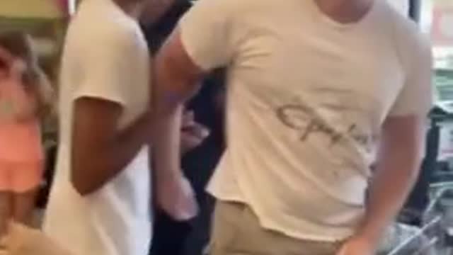 Masked Liberal LOSES IT When Unmasked Guy Crosses His Path