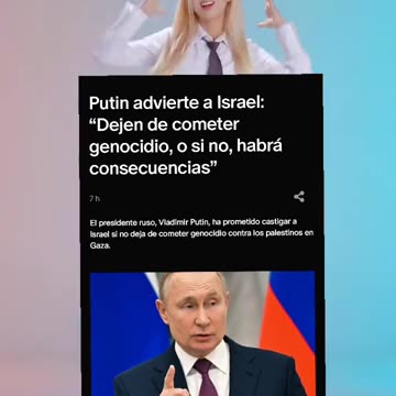 Putin advierte a Israel: “Dejen de cometer genocidio, o si no, habrá consecuencias”