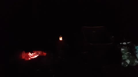 Audio light test. Campfire vlog. Riverside wildcamping 0