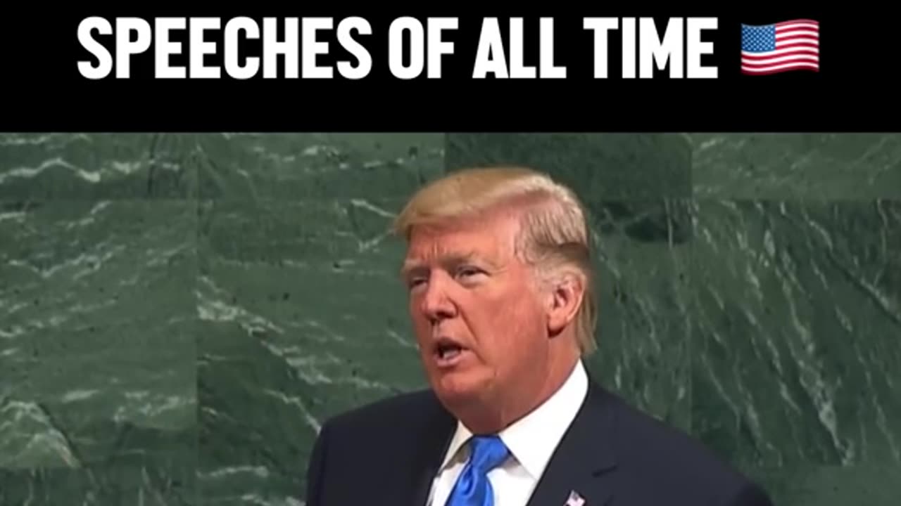 Trump best speech must watch