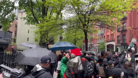 A small band of Christian faithful defend their Church against a Leftist mob.