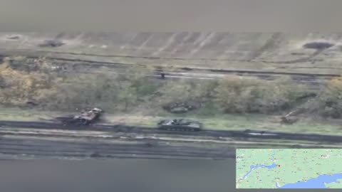 Abandoned and demilitarised AFU equipment near the settlement of Pyatikhatki