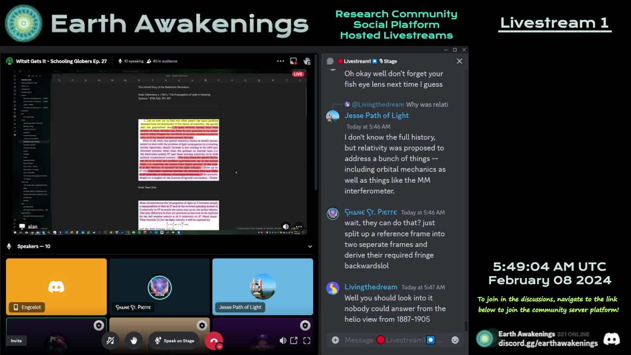 Earth Awakenings - Livestream 1 - #1426