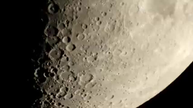 The Moon filmed with the Canon EOS 550D and the Celestron C8.