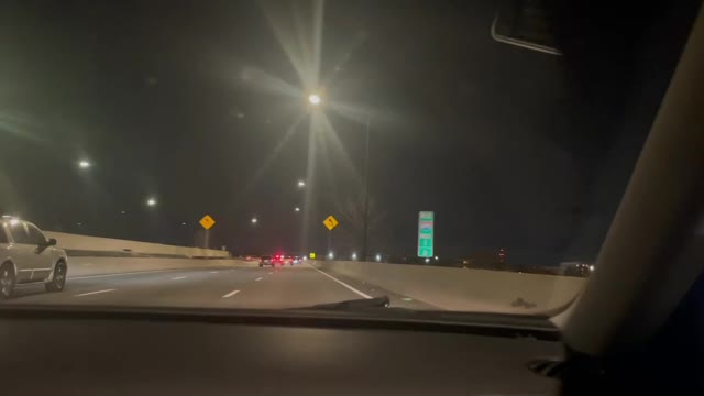 Tons of National Guards also on the DC Beltway,