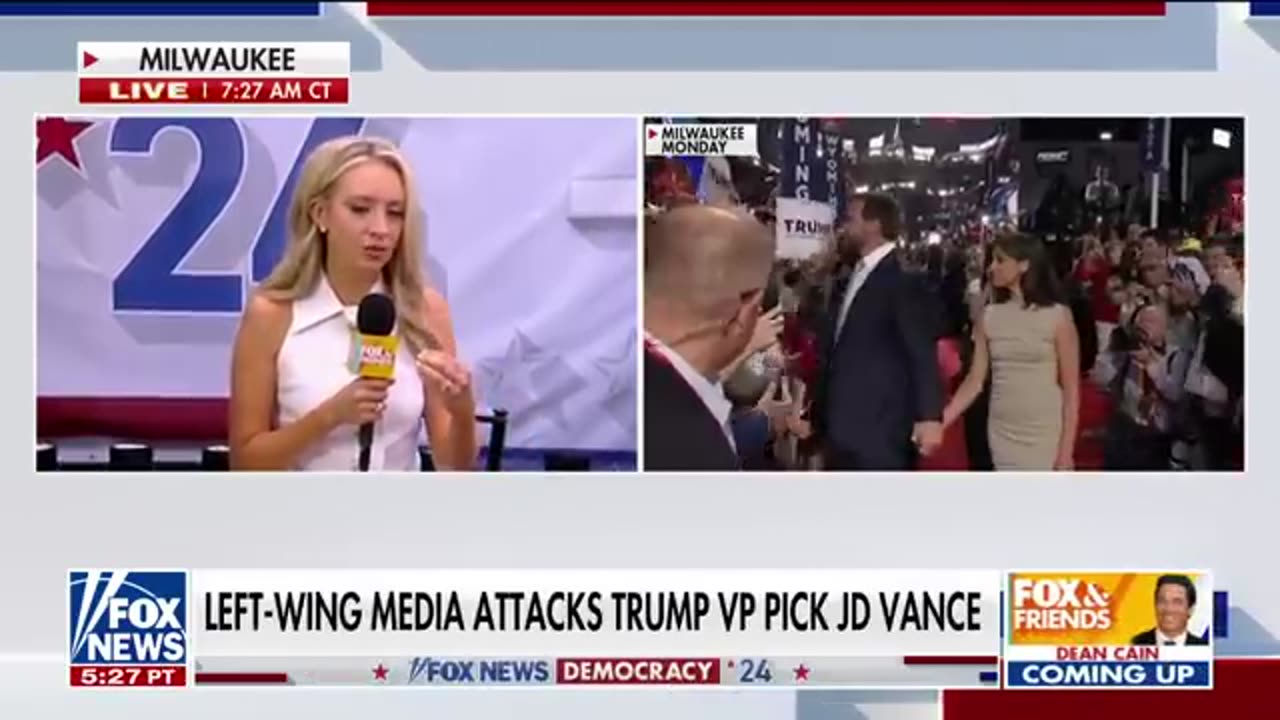 Kayleigh McEnany RIPS media for attacks on JD Vance- 'Dangerous, cult language' Fox News