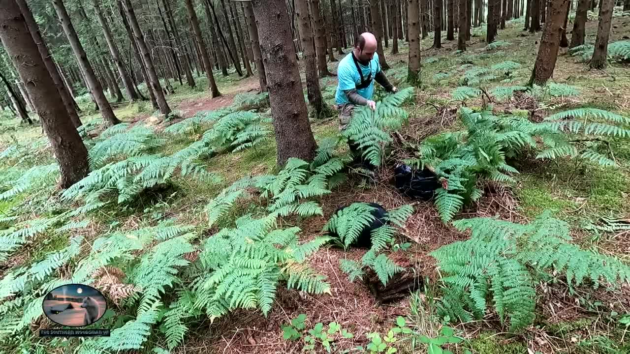 Walking to my wildcamping spot