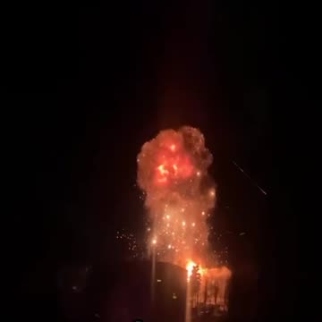 The moment a UAV hit in Kharkiv