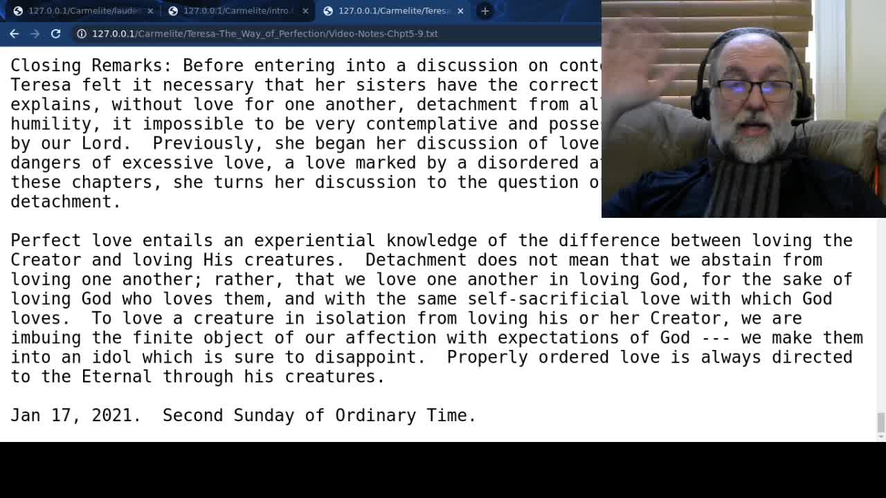 Let's read "The Way of Perfection" by St Teresa of Avila - Part 2 of 10