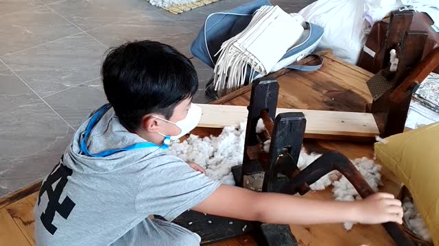 Korean traditional cotton extraction