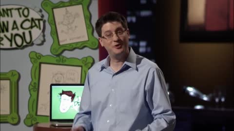 Man Draws a Cat To Get An Offer On SHARK TANK