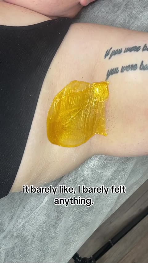 Underarm Waxing Tutorial by Megan McGrath Using Golden Allure Hard Wax