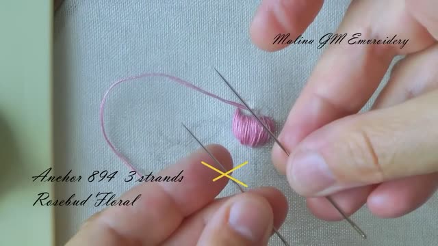 Embroidery: What is the embroidery of the three-dimensional little rose? Part 4.