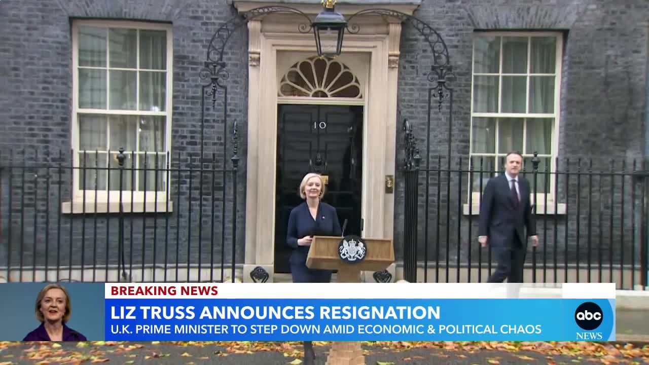 British Prime Minister Liz Truss announces resignation l GMA