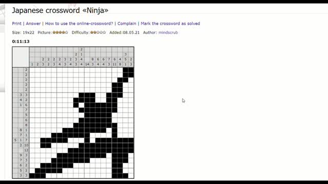 Nonograms - Ninja