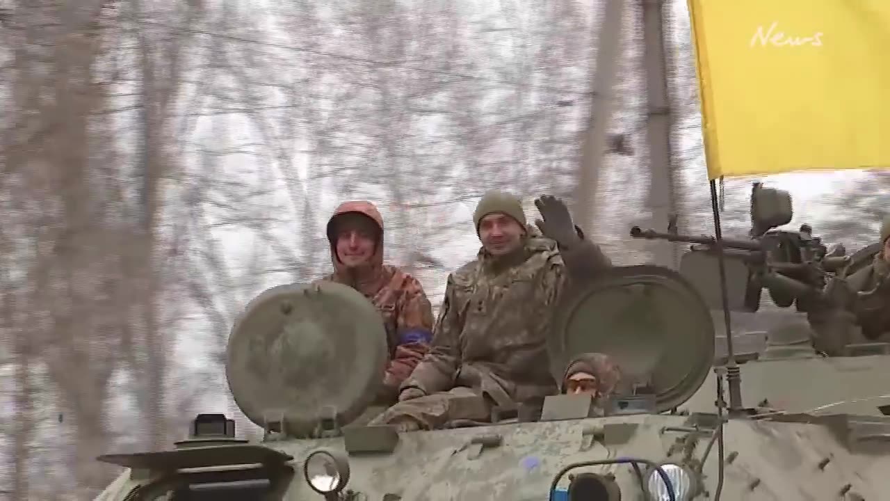 Ukraine captured Russian troops in Kiev