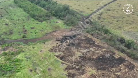 Battles near Orekhov: The Zaporozhye front is filled with flaming and burnt enemy equipment
