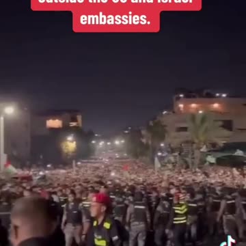 Currently in Jordan, Outside the US & Israeli Embassies, Protesting Against Biden’s Visit Tomorrow