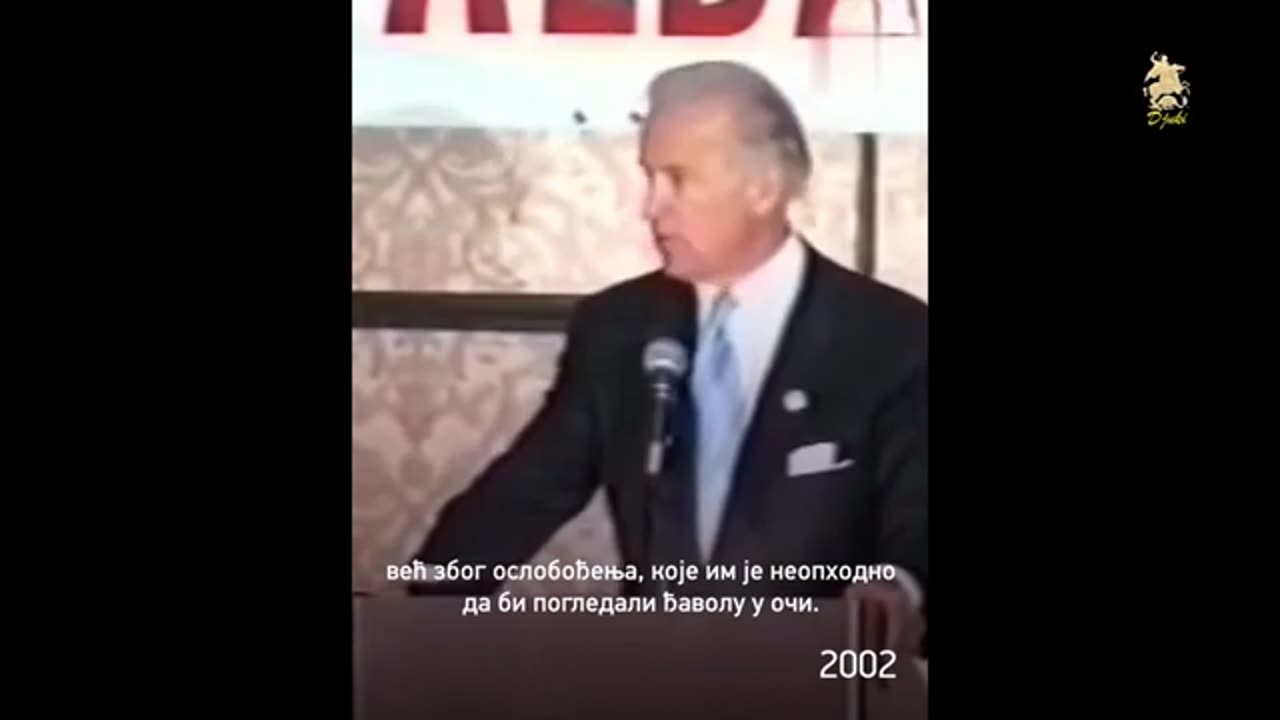 Joe Biden - Bloodthirsty vampire - About the bombing of FR Yugoslavia and about Serbs