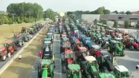 Italian farmers mobilising