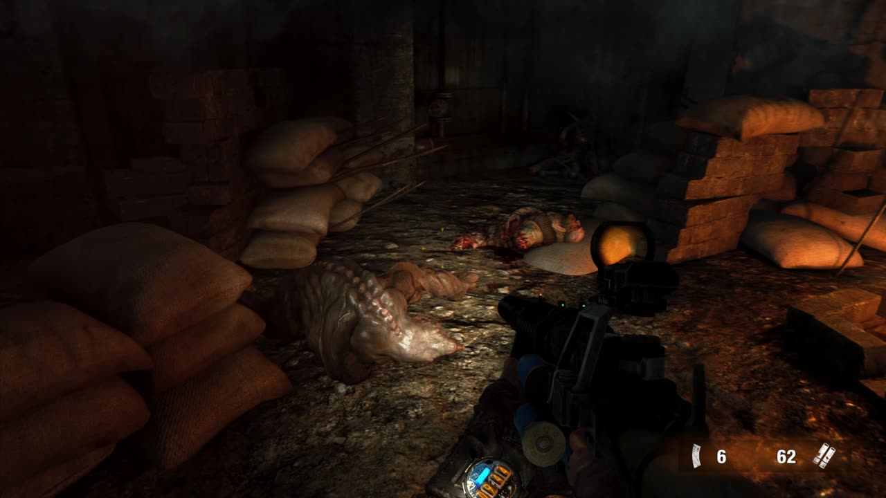 Metro 2033 Redux - Artyom Carrying Sasha Through the Tunnels