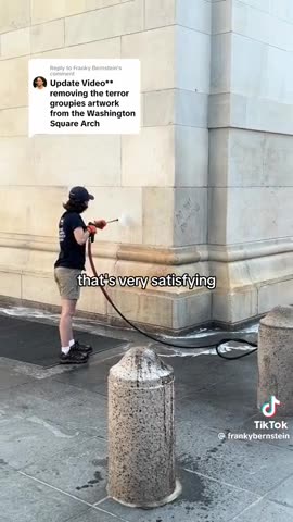 Patriots - Removing Graffiti From Monuments