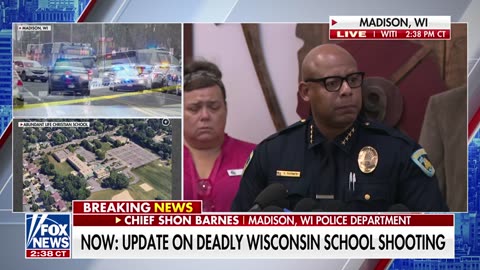 Police update the public on the deadly Wisconsin school shooting