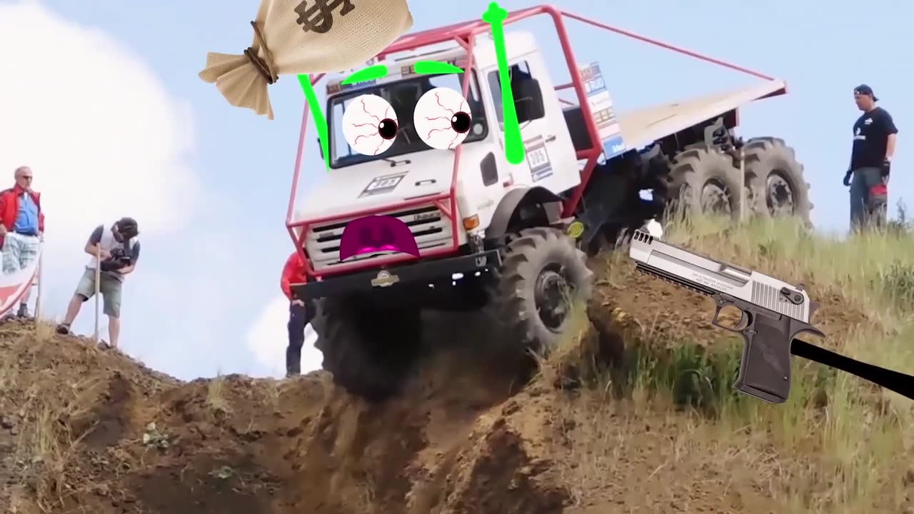 Off Road 8x8 Mercedes Benz | Truck Trial | Happy Doodles