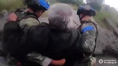 Evacuation of a resident of the village of Lyptsi by Kharkiv special forces