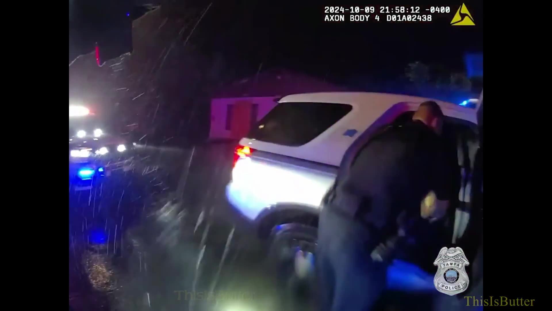 Police bodycam shows 15 people, including children, rescued from home