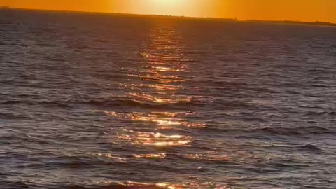 Sunset at Skyway Fishing Pier FL