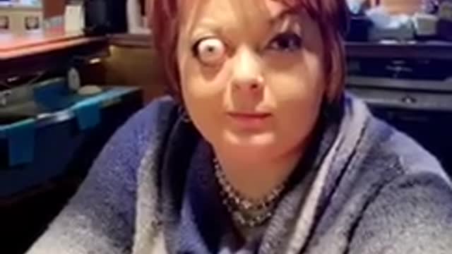 Mom Performs Eye Popping Trick