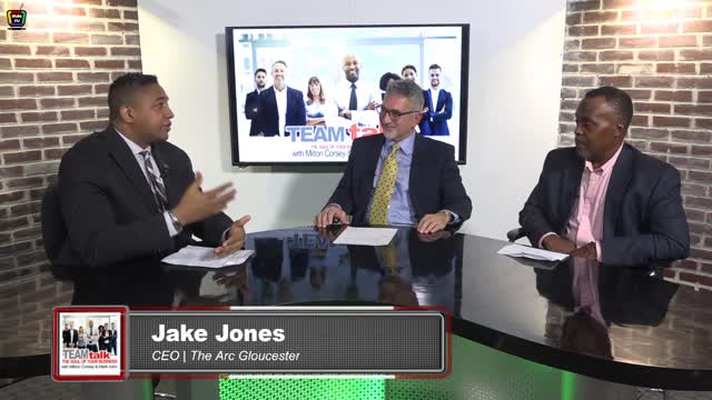 Team Talk Co-Hosts Milton Corsey and Mark Iorio interview Jake Jones, CEO ARC of Gloucester, NJ