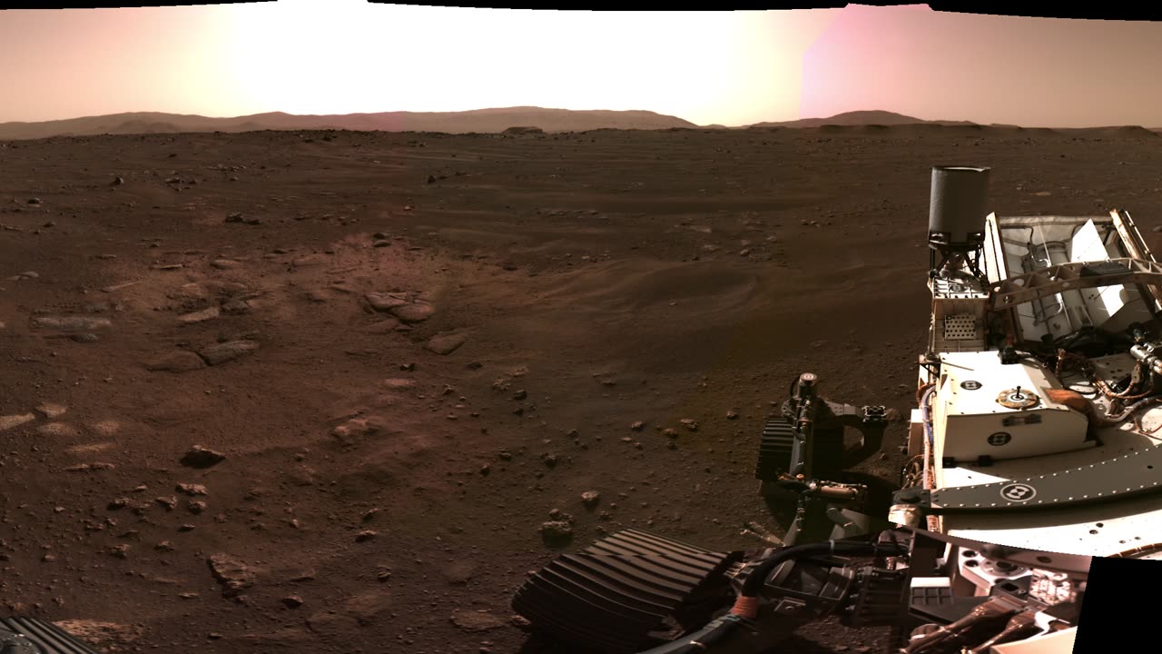 NASA'S Perseverance Rover's First 360° View of Mars