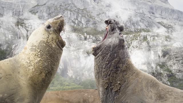 Puffin Hunts Fish To Feed Puffling | Blue Planet II | BBC Earth