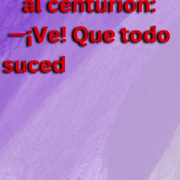 "La Fe que Sana: El Poder de la Palabra de Jesús" Mateo 8:13.#shortsvideo #shorts #youtube #yt