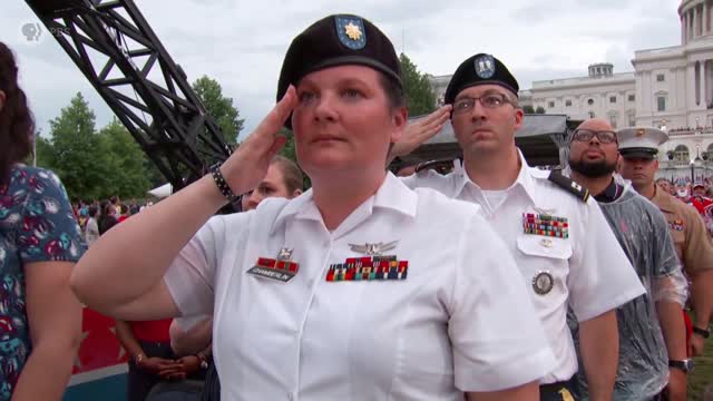 'The Voice' Winner Maelyn Jarmon Opens The Capital July 4th Celebration With The National Anthem