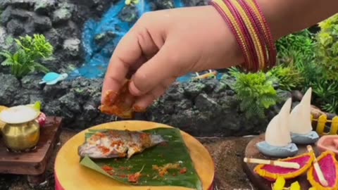 Fish Fry Miniature Cooking/ Tinny Cooking