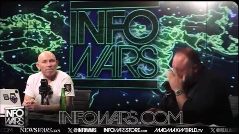 Ivan Raiklin just threatened to target DC buildings/politicians on Alex Jones' Show as Alex Salivate