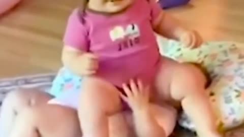 Cute Baby fight