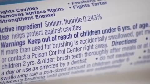 Are you still using "flouridated" toothpaste?