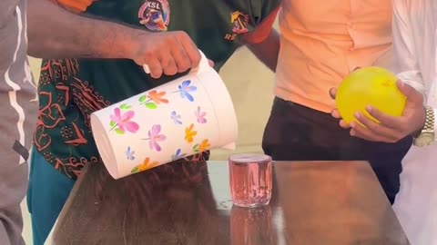 Don’t fill the glass challenge Ashar Loona, Ateeq Chaudhry , Shafiq Jutt