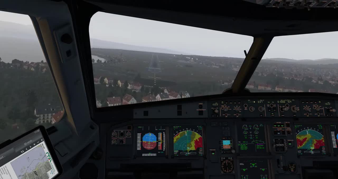 Reggio Calabria Short Final Runway 33 Dangerous Airport