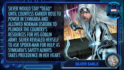 Silver Sable Marvel 101