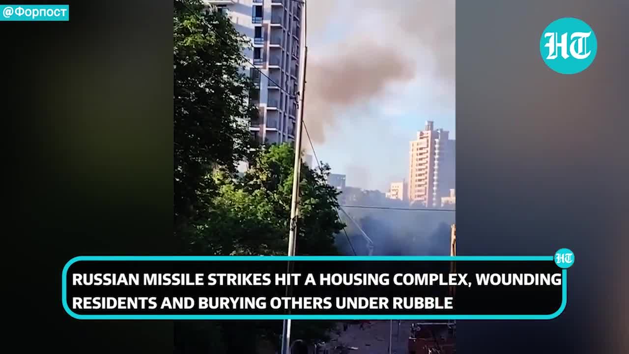 BREAKING NEWS Putin's missiles hit Kyiv