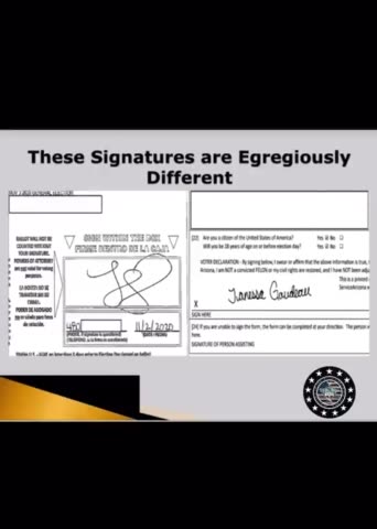 38,909 Signatures In Arizona Governor Election Failed Multiple Points