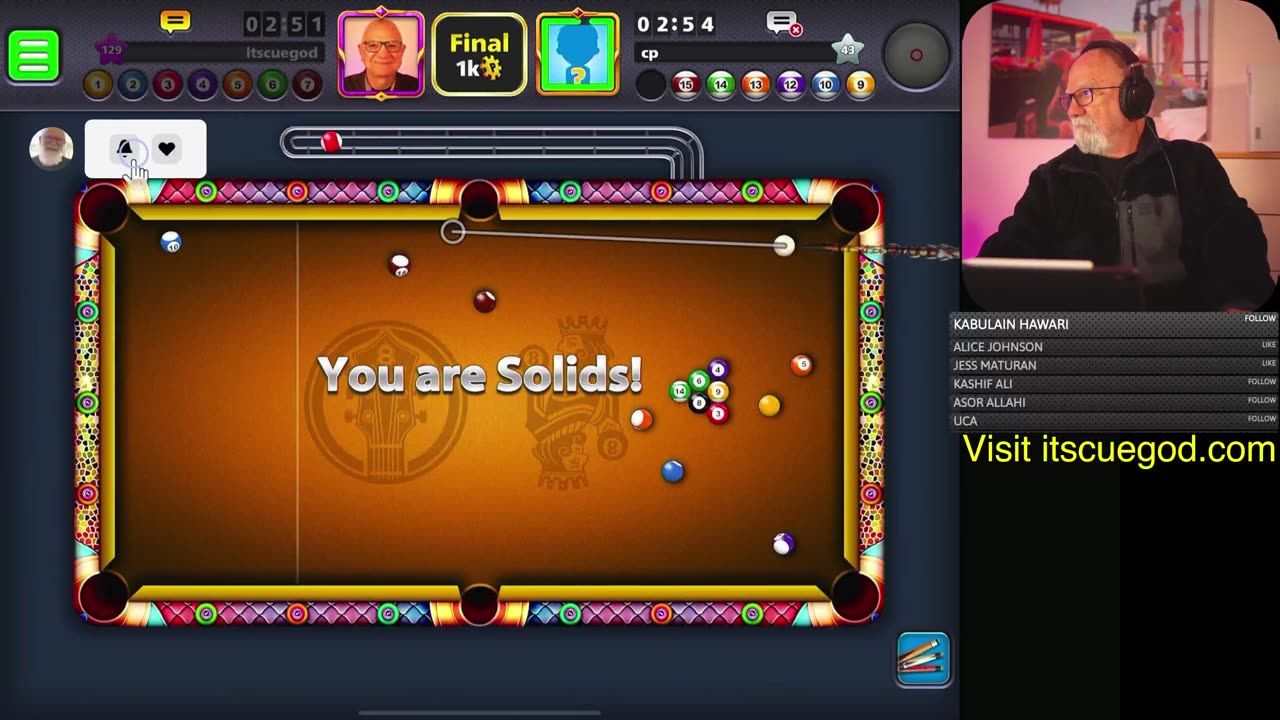 The 8 Ball & 9 Ball Pool LIVE Show with ITSCUEGOD