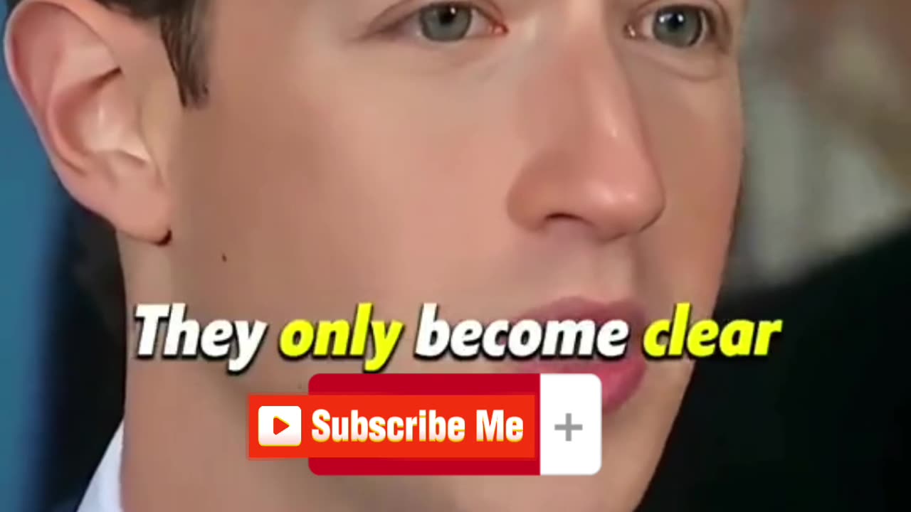 Let me tell you one secret... Motivational speech by "Mark Zuckerberg"