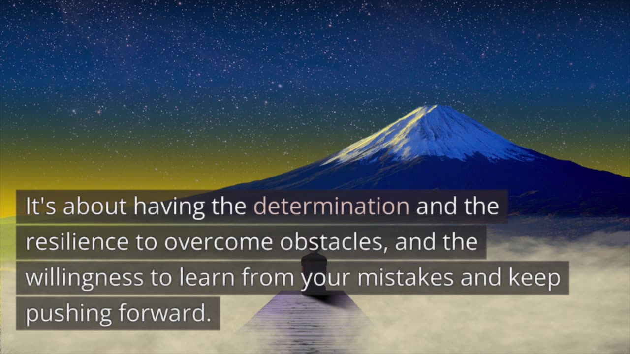 Don't Quit - Motivational Speech